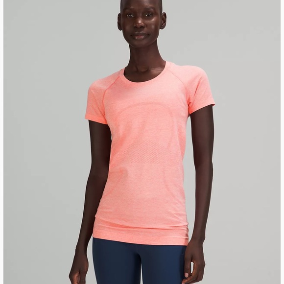 lululemon athletica Tops - EUC Lululemon Swiftly short sleeve in coral